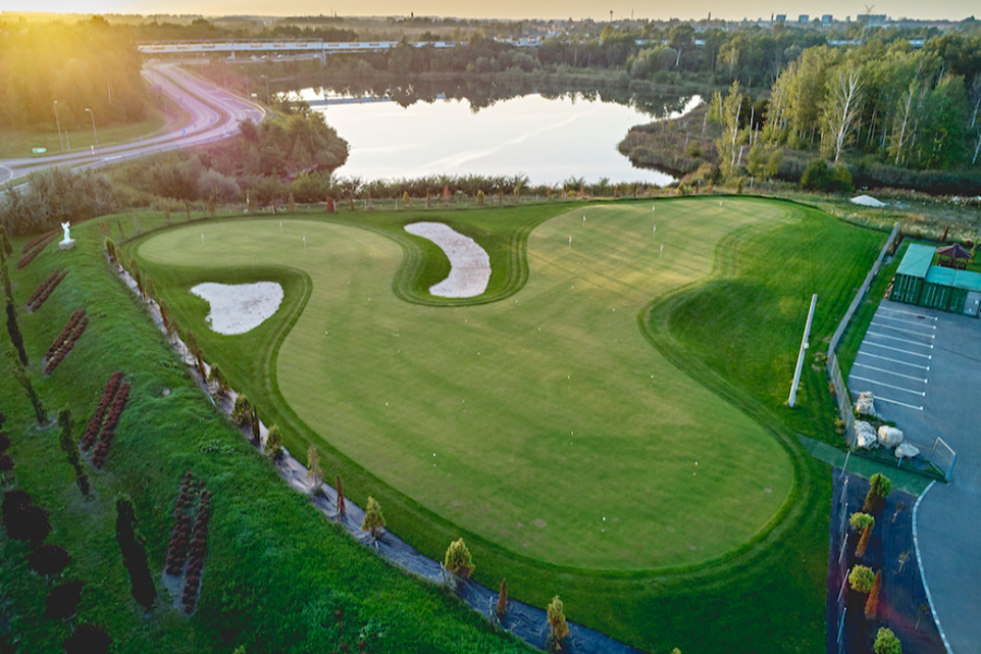 Indoor simulator at Gliwice – Driving Range – Fundacja RADAN