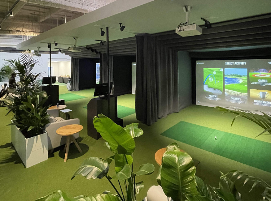 Get training on golf simulators